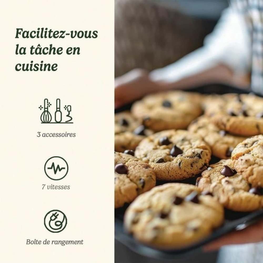 Hand Mixer Cuisinart HM7U/E POWER ADVANTAGE White 200 W