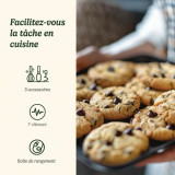 Hand Mixer Cuisinart HM7U/E POWER ADVANTAGE White 200 W