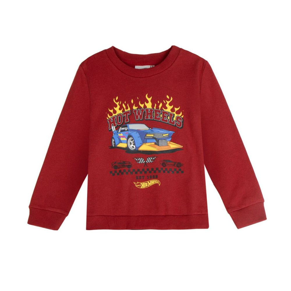 Children’s Sweatshirt Hot Wheels Dark Red