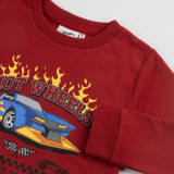 Children’s Sweatshirt Hot Wheels Dark Red