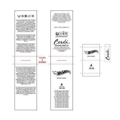 Children’s Sweatshirt Hot Wheels Dark Red