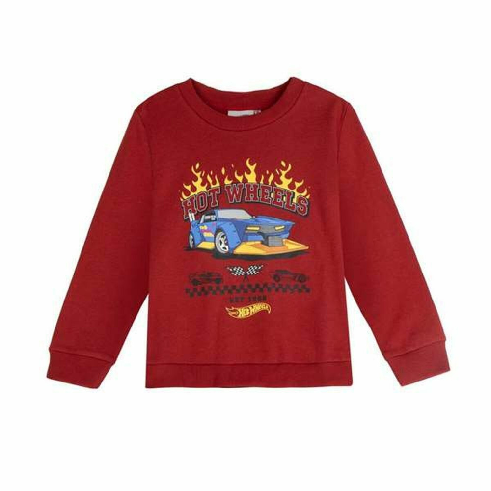 Children’s Sweatshirt Hot Wheels Dark Red