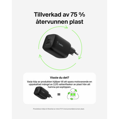 USB to Lightning Cable Belkin ENA007KQBK Black