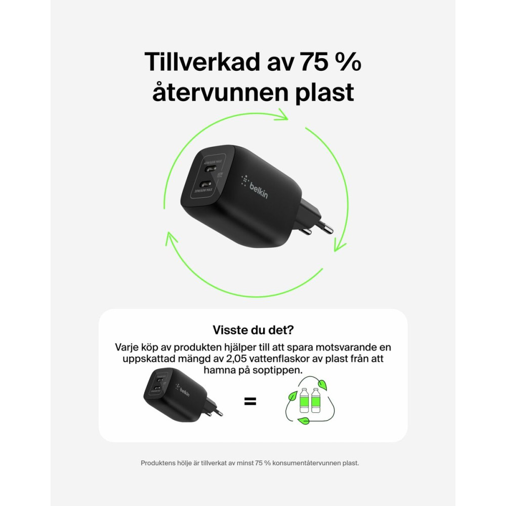 USB to Lightning Cable Belkin ENA007KQBK Black