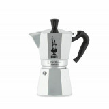 Italian Coffee Pot Bialetti 0001163 Silver Aluminium 6 Cups