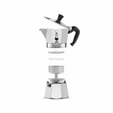 Italian Coffee Pot Bialetti 0001163 Silver Aluminium 6 Cups