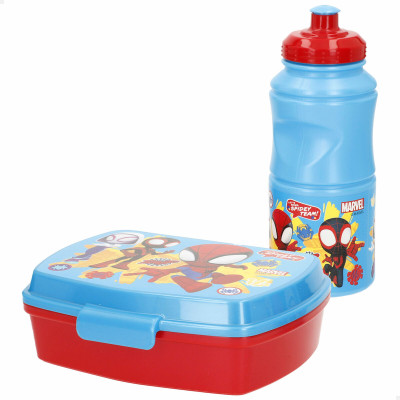 Lunch box Spidey 380 ml 17 x 5,5 x 13,5 cm Bottle (6 Units)