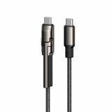 USB Cable KSIX Black 1 m