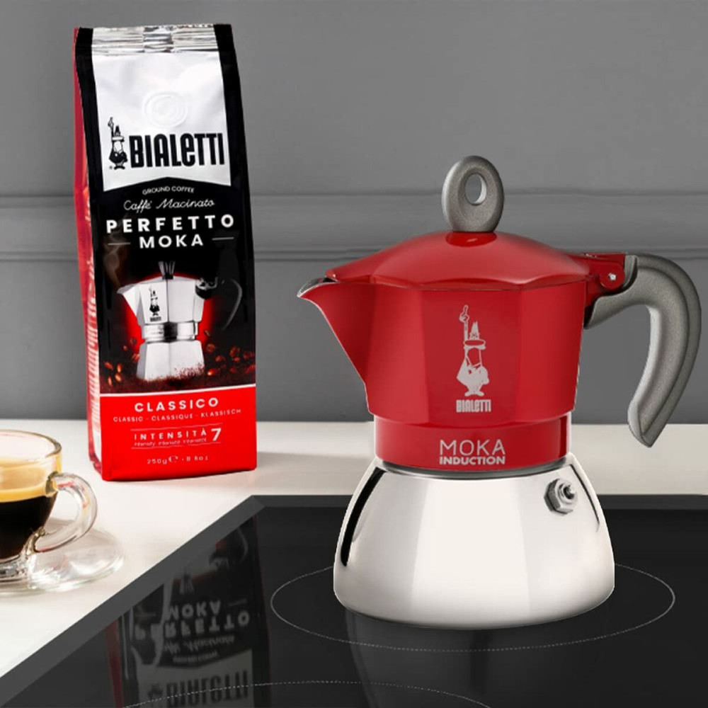 Italian Coffee Pot Bialetti 0006946/NP Red Metal