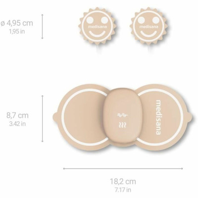 Rechargeable Relaxing Menstrual Massager Medisana TT 250 Beige
