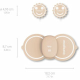 Rechargeable Relaxing Menstrual Massager Medisana TT 250 Beige