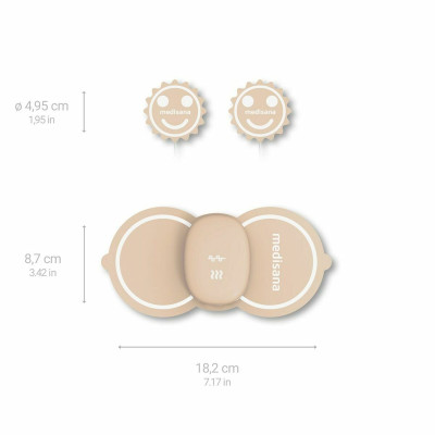 Rechargeable Relaxing Menstrual Massager Medisana TT 250 Beige