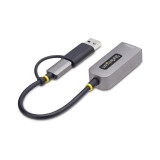 USB Cable Startech U2GA-USB-C-ETHERNET Grey