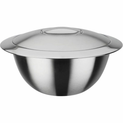 Salad Bowl GSW DISEÑO 22 cm Silver Metal 3,2 L Thermal
