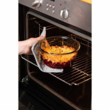 Set of Stackable Hermetically-sealed Kitchen Containers Pyrex Blue 0,7 L 3 Pieces