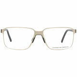 Men' Spectacle frame Porsche P8313-57B Black Golden ø 57 mm