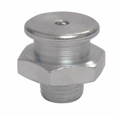 Straight flat-head grease nipple UMETA 3404