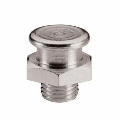 Straight flat-head grease nipple UMETA 3404