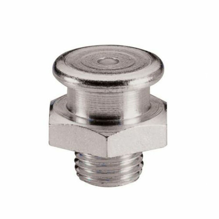 Straight flat-head grease nipple UMETA 3404