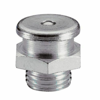 Straight flat-head grease nipple UMETA 3404