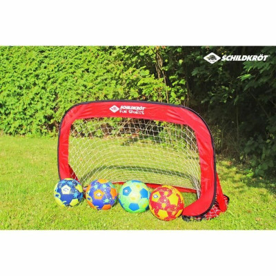 Folding Goalposts Schildkröt 120 x 80 x 80 cm Red (2 Units)