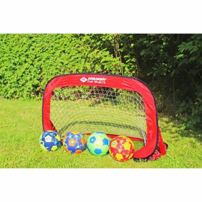 Folding Goalposts Schildkröt 120 x 80 x 80 cm Red (2 Units)