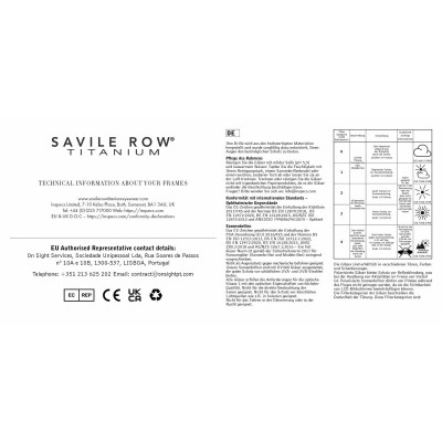 Men' Spectacle frame Savile Row SRO-020 55106