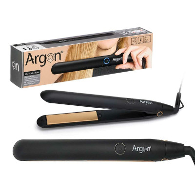 Hair Straightener Argon Black Golden 35 W