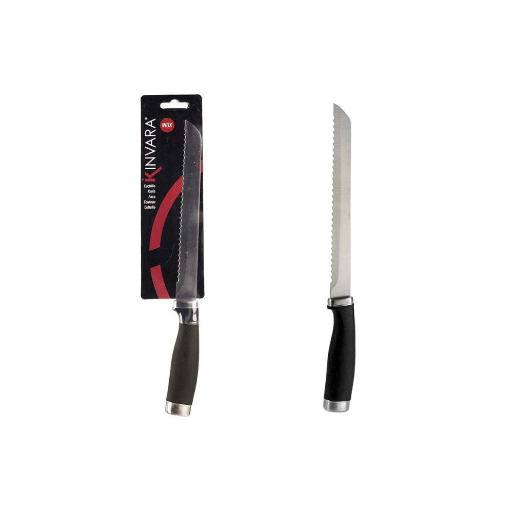 Serrated Knife Kinvara Stainless steel Plastic 20 cm (12 Units)