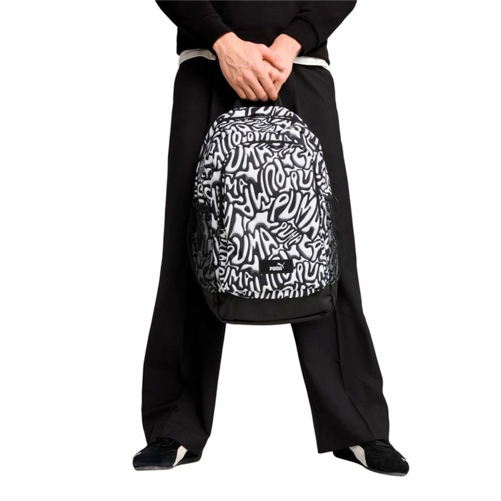 Gym Bag Puma Academy Aop Bac White Black