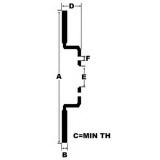 Brake Discs Black Diamond BDKBD1404COM Drill