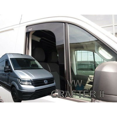 Wind deflector HEKO HO31008 VOLKSWAGEN CRAFTER II 2 Pieces