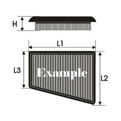Air filter Green Filters P960517