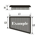 Air filter Green Filters P960517