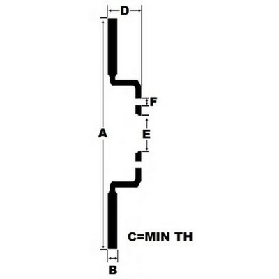 Brake Discs Black Diamond BDKBD1172COM Drill