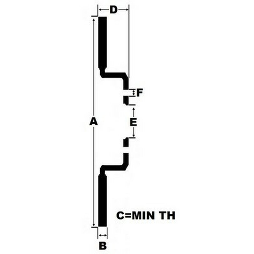 Brake Discs Black Diamond BDKBD1172COM Drill