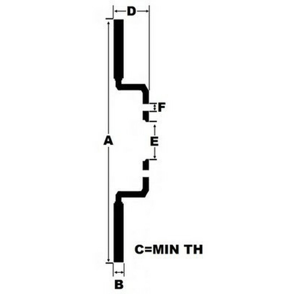 Brake Discs Black Diamond BDKBD1214COM Drill