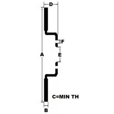 Brake Discs Black Diamond BDKBD1183COM Drill