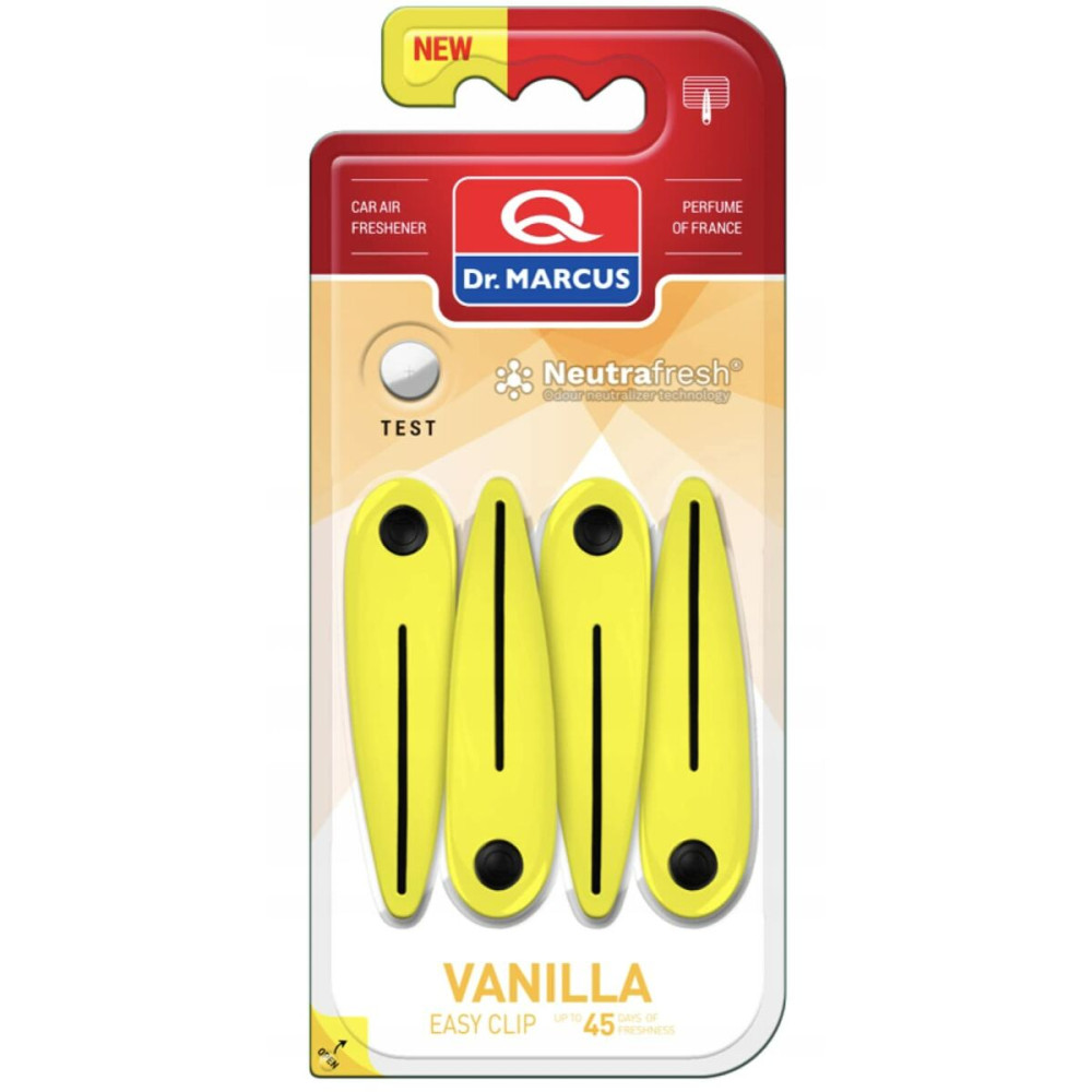 Car Air Freshener Dr Marcus EASY CLIP VANILLA Vanilla Plastic