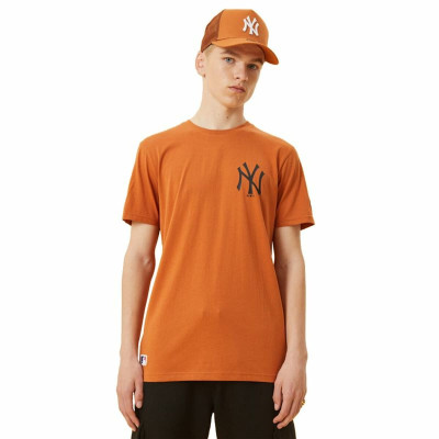 Short-sleeve Sports T-shirt New Era  New York Yankees Brown