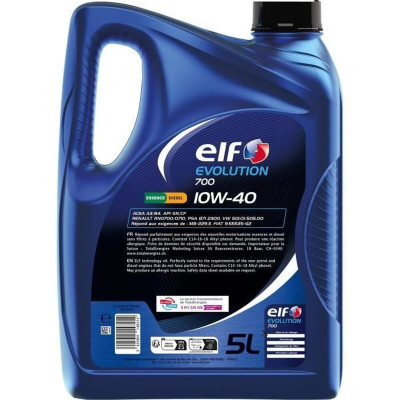 Car Motor Oil Elf Evolution 700 10W40 5 L