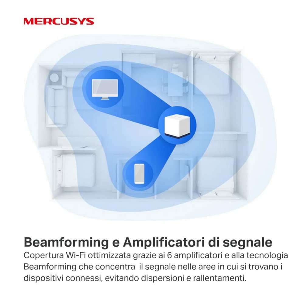 Access point Mercusys Halo H50G(2-pack) White 2 Units