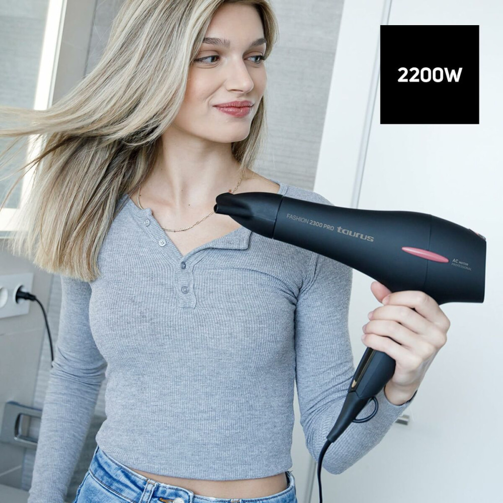 Hairdryer Taurus Fashion Professional 2200 W Black