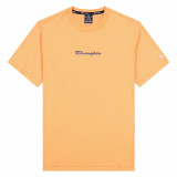 Short-sleeve Sports T-shirt Champion Crewneck M Orange