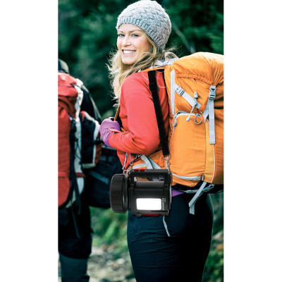 Rechargeable LED Handheld Spotlight Velamp DOOMSTER TREKK 10 W