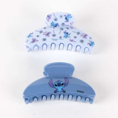 Hair Clips Stitch Blue