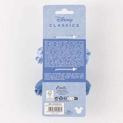 Hair Clips Stitch Blue