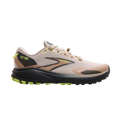 Men's trail running shoes (mountain running) Brooks Divide 6 Beige