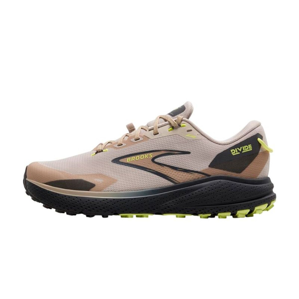Men's trail running shoes (mountain running) Brooks Divide 6 Beige
