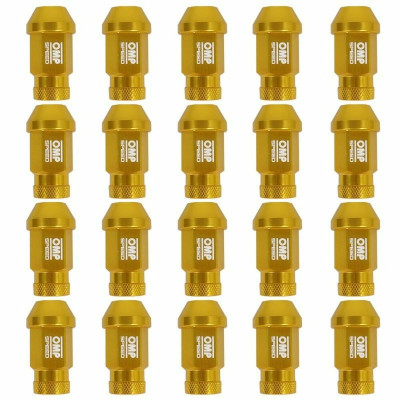 Set Nuts OMP 7075 Yellow 20 uds M14 x 1,25